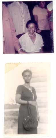 Top: Annabelle Mama Ewing Brown (Sept 1976;)Bottom: Mama Browns sister, Fredrica Freddie Ewing Pearson