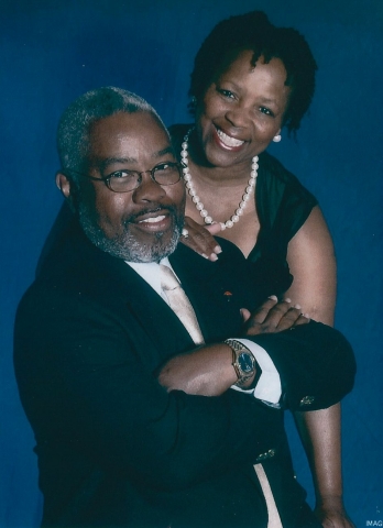 Aaron Mike Brown and spouse, Dorothy Carter