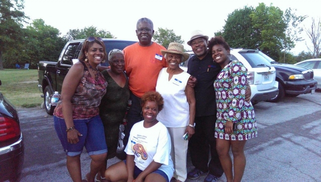 Valerie, Sharon, Tony, Marguerite, Mike, Asia, and Ayana (below)